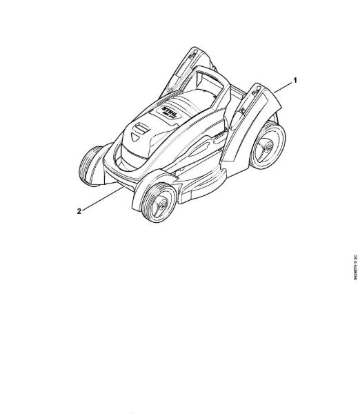 Â Cortacéspedes (RMA) RMA 370 Níºmero de máquinaÂ  de la marca Stihl